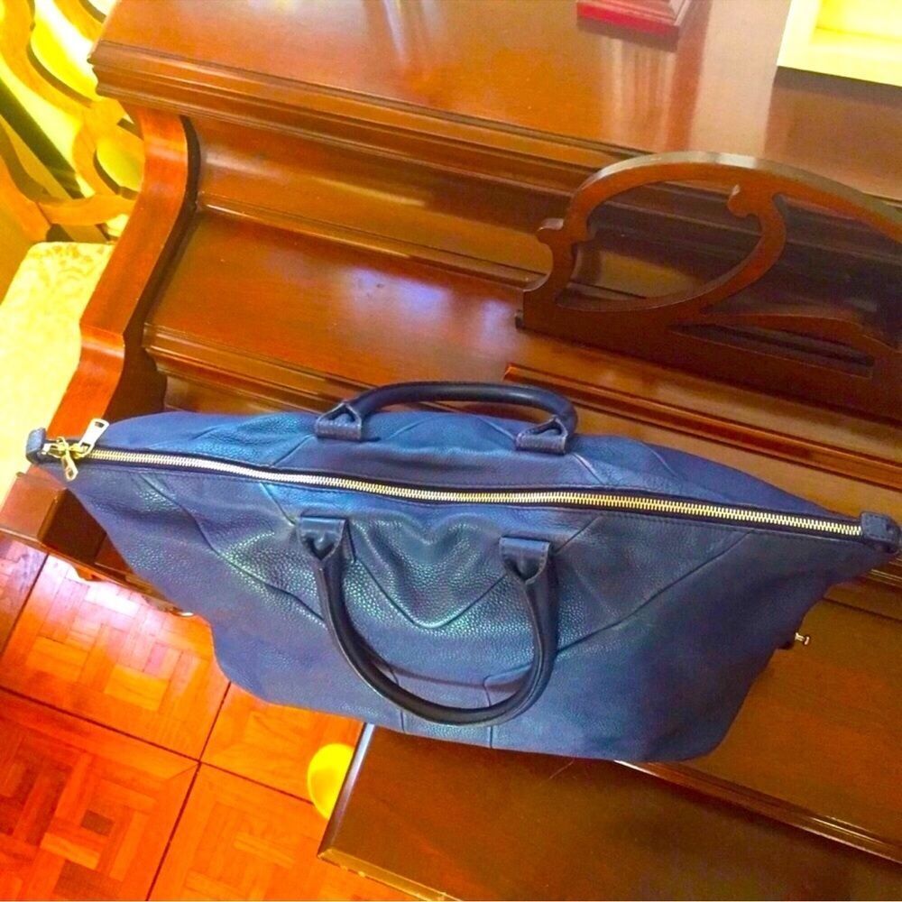 YSL Yves Saint Laurent Pebbled Leather Easy Shoulder Carry All Purse Bag LARGE - Picture 6 of 13